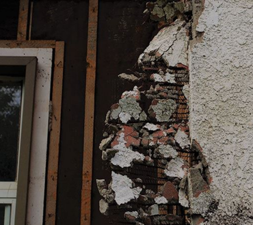 Crumbling or Damaged Materials